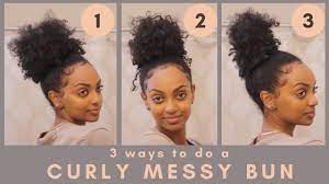 3 ways to get a perfect messy bun you