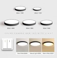 Nordic Led Ceiling Lights Ultra Thin