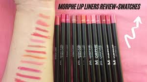 morphe lip liners review swatches