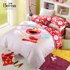 At these prices you can even afford to buy a guest bed or an extra dresser. Home Textile Bedding Sesame Street Child 100 Cotton Four Piece Set Elmo Textile Goods Bedding Textilebedding Sets For Children Aliexpress