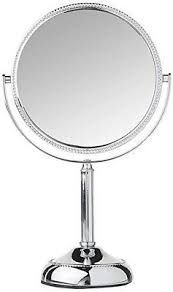 jerdon two sided tabletop makeup mirror