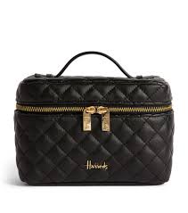 harrods black chelsea vanity case