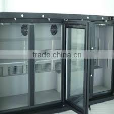 commercial used glass door freezer