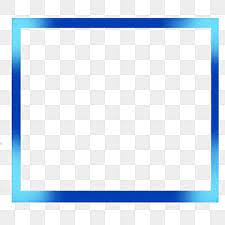 blue square frame png transpa