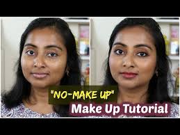 no makeup tutorial