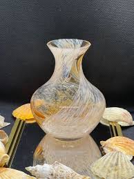 Vintage Yellow Caithness Glass Vase