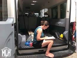 Diy Ford Transit Camper Van