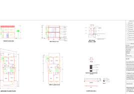 4bhk Residential Building Plan And