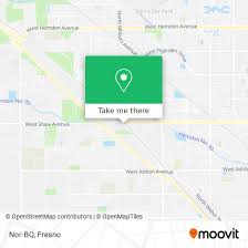 how to get to nor bq in fresno by bus