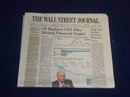 Journal Newspaper Ge Replaces Ceo
