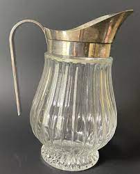 Vintage Italian Ribbed Glass Water Iced