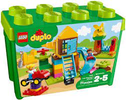 Đồ Chơi LEGO DUPLO 10864 - Khu Vui Chơi của Bé (LEGO DUPLO 10864 Large  Playground Brick Box)