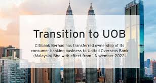 consumer banking business to uob
