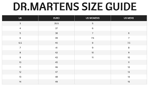 58 Specific Doc Martens Size Measurements