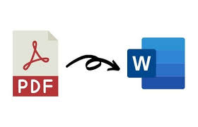 convert a pdf file to word format