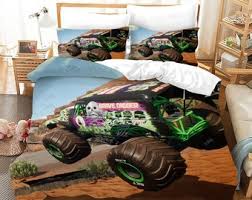 monster trucks bedding