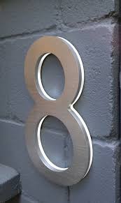 Luxello Modern 10 House Address Numbers Surrounding Com