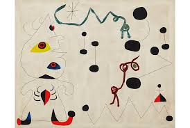Perhaps in keeping with his family's artistic trade, miró exhibited a strong love of drawing at an early age; Phillips To Offer Landmark Joan Miro Painting Art Object