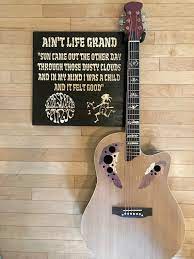 Guitar Hanger Add Your Own Quote