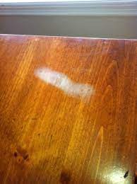 remove water marks from a wood table