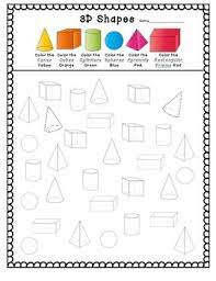 You can print or color them online at getdrawings.com for absolutely free. 3d Shapes Coloring Worksheets Teaching Resources Tpt