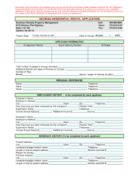 49 Printable Lease Application Template Forms Fillable