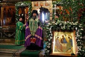 Pentecost, festival in the christian church marking the descent of the holy spirit on the disciples and the beginning of the church's global mission. Why Do We Decorate Churches With Grass Flowers And Tree Branches On Pentecost A Russian Orthodox Church Website