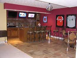 Sports Bar With Hardwired Disco Ball