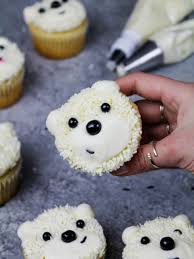 polar bear cupcakes easy recipe with
