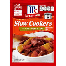 mccormick slow cooker beef stew
