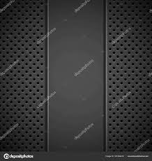 Black Background With Perforated Pattern Stock Vector