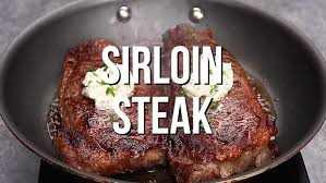 sirloin steak with garlic er