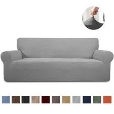 1 2 3 Seater Slipcover Solid Color Sofa
