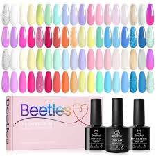 beetles pastel gel nail polish kit 36