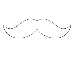 Mustache Outline Rftexpressparcels Com