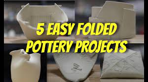 five easy folded pottery projects don
