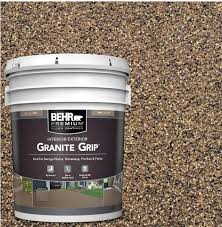 5 gal gray tan granite decorative flat