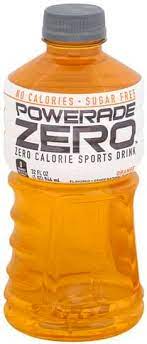 powerade zero calorie orange sports