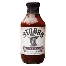 stubb s legendary bbq sauce 510g range