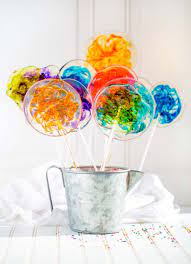 stained gl lollipops with colorful