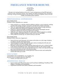 Winning seo job descriptions on resumes have to highlight your expertise in building and optimizing websites for. Freelance Writer Resume Sample How To Write Resume Genius