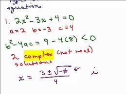 Discriminant In Quadratic Formula You