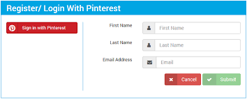 login register with using php