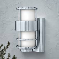 Modern Outdoor Wall Light With White