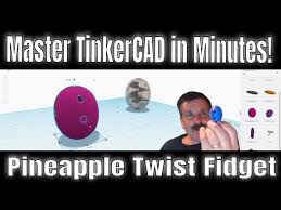 pineapple twist tinkercad fidget toy