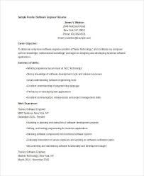 Software Engineer Resume Templates Mwb Online Co