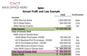 Understanding A Salon Profit Loss Report And Its