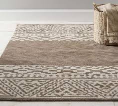 pottery barn 5 x 8 ft size area rugs
