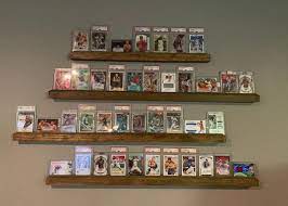 Sports Card Display Wall Shelf