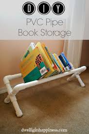 Diy Pvc Pipe Book Storage Dwelling In